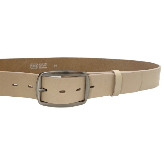 Dámský kožený opasek 11702 béžový