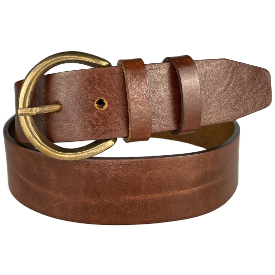 Dámský kožený opasek 125V148 hnědý