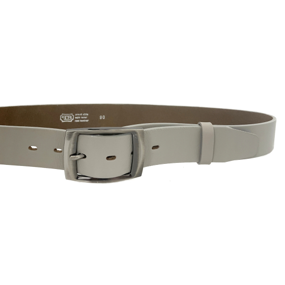 Dámský kožený opasek 4451 šedý