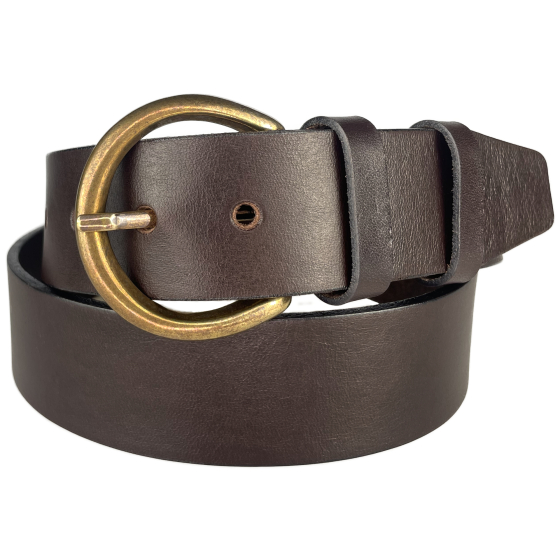 Dámský kožený opasek 12540 hnědý