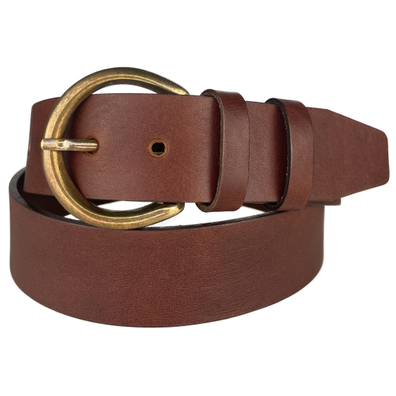 Dámský kožený opasek 125R43 hnědý