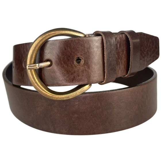 Dámský kožený opasek 125V140 hnědý