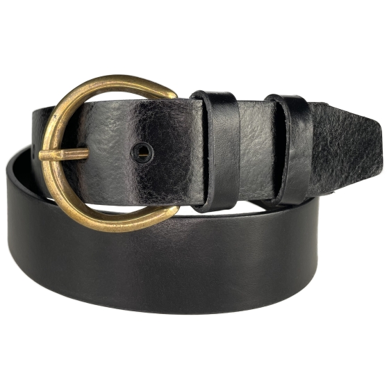 Dámský kožený opasek 125V160 černý