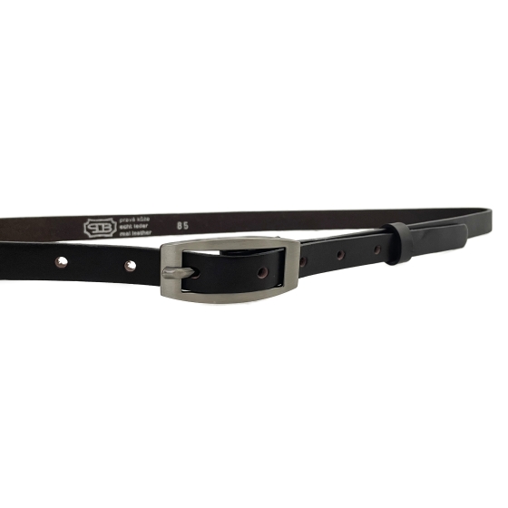 Dámský kožený opasek 15-2-40 hnědý