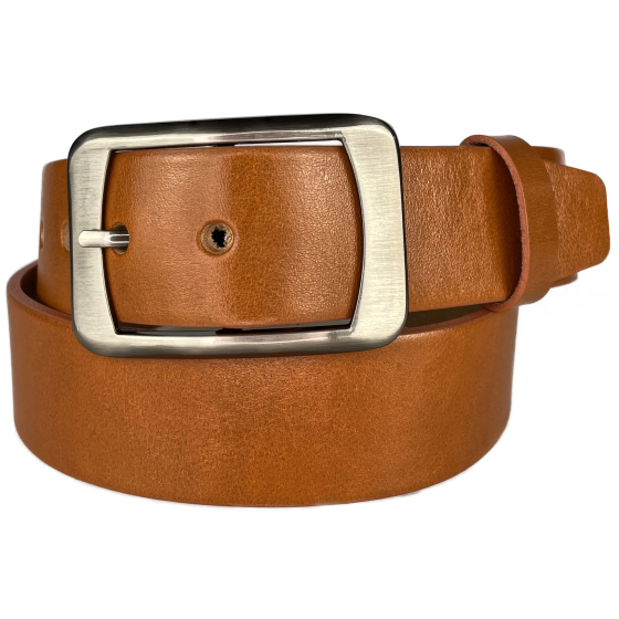 Dámský kožený opasek 16242 hnědý