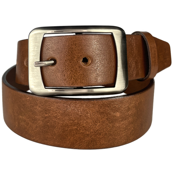 Dámský kožený opasek 16248 hnědý