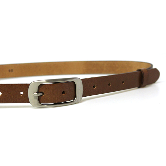 Dámský kožený opasek 173-48 hnědý