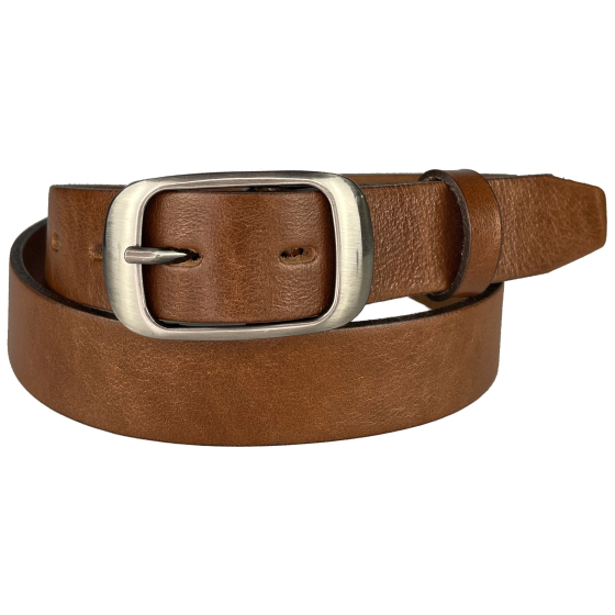 Dámský kožený opasek 30-190-48 hnědý