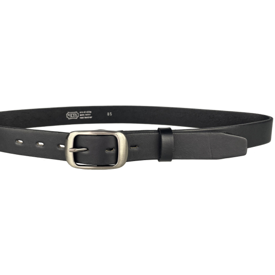 Dámský kožený opasek 30-190-63 černý