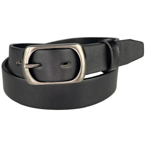 Dámský kožený opasek 30-196-63 černý