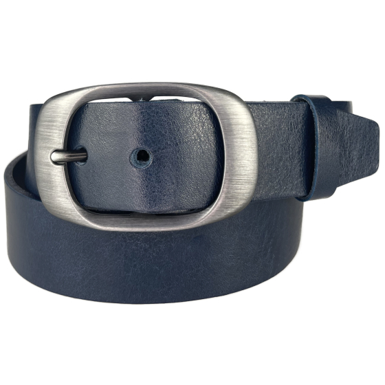 Dámský kožený opasek 7259 modrý