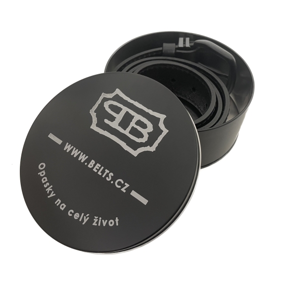 Dárková plechovka na opasok