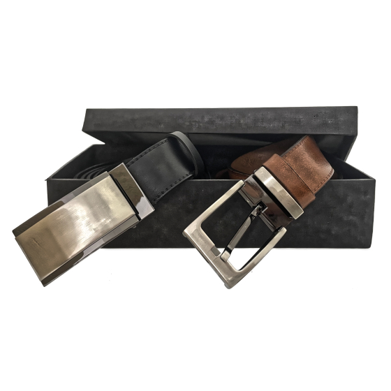 Double set kožených opasků 35-020-22-48 a 35-020-4PS-60