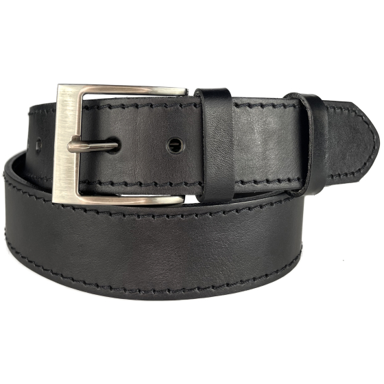 Pánský kožený opasek 22-1-60 černý
