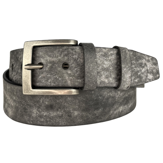 Pánský kožený opasek 501-65 šedý