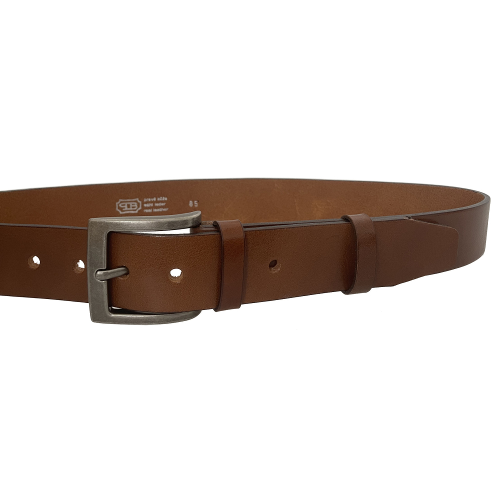 Pánský kožený opasek 501-48 hnědý