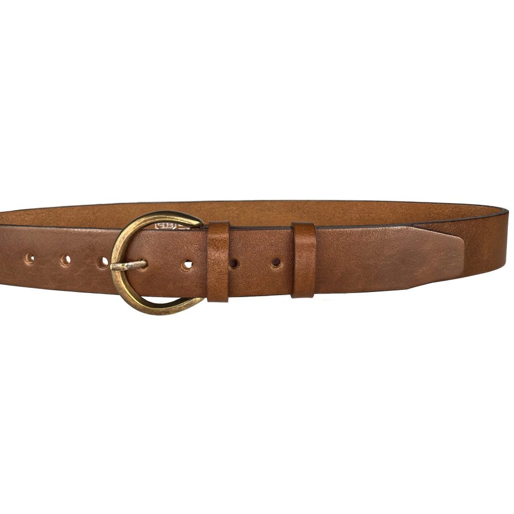 Dámský kožený opasek 12548 hnědý