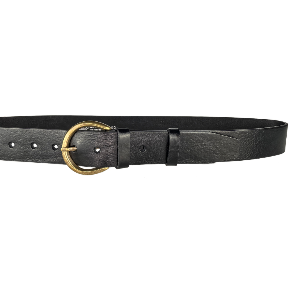 Dámský kožený opasek 125V160 černý