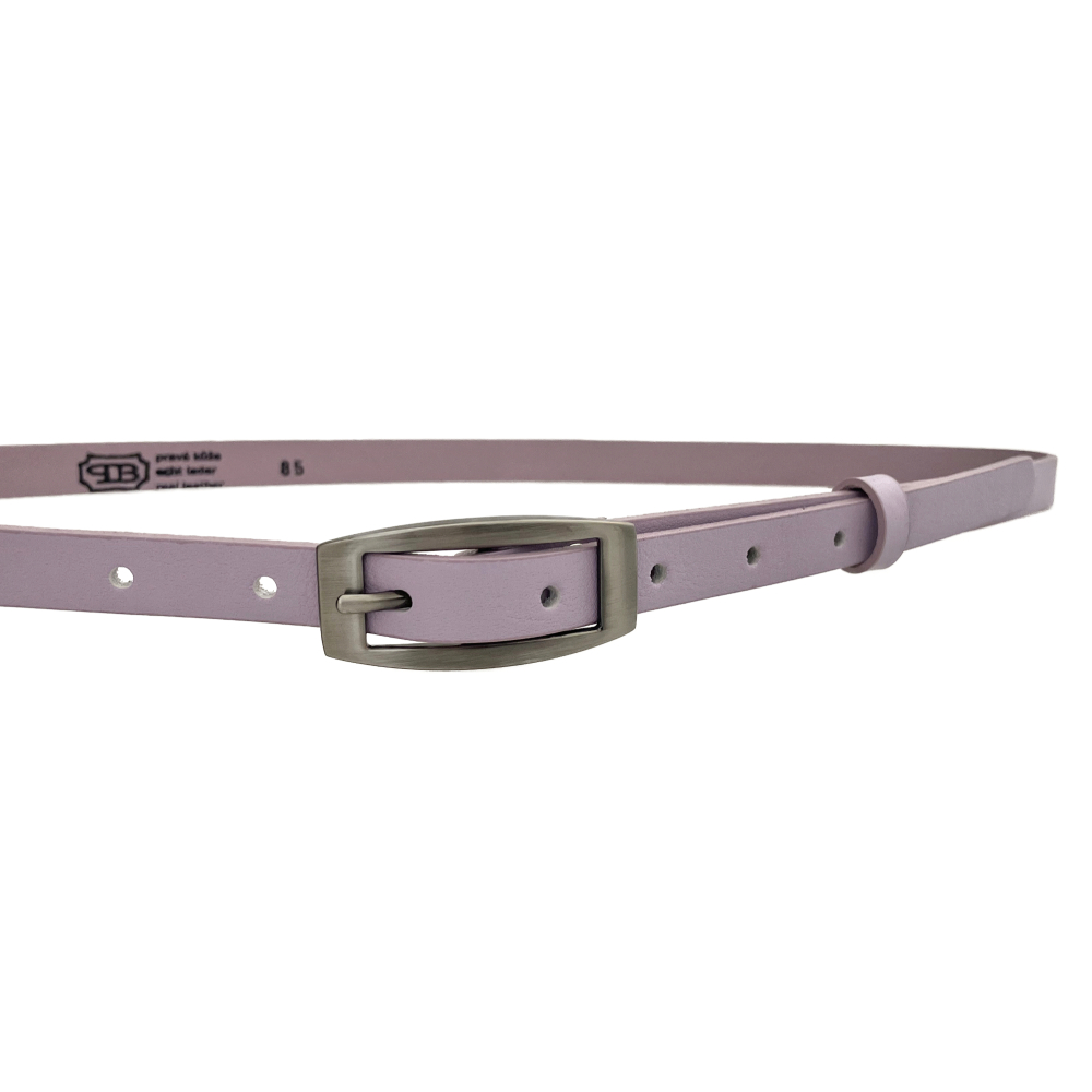 Dámský kožený opasek 15-2-06 lila