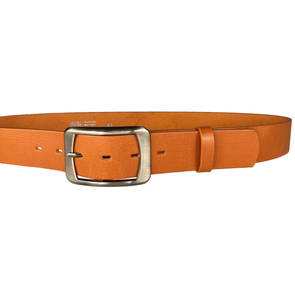 Dámský kožený opasek 16208 lososový