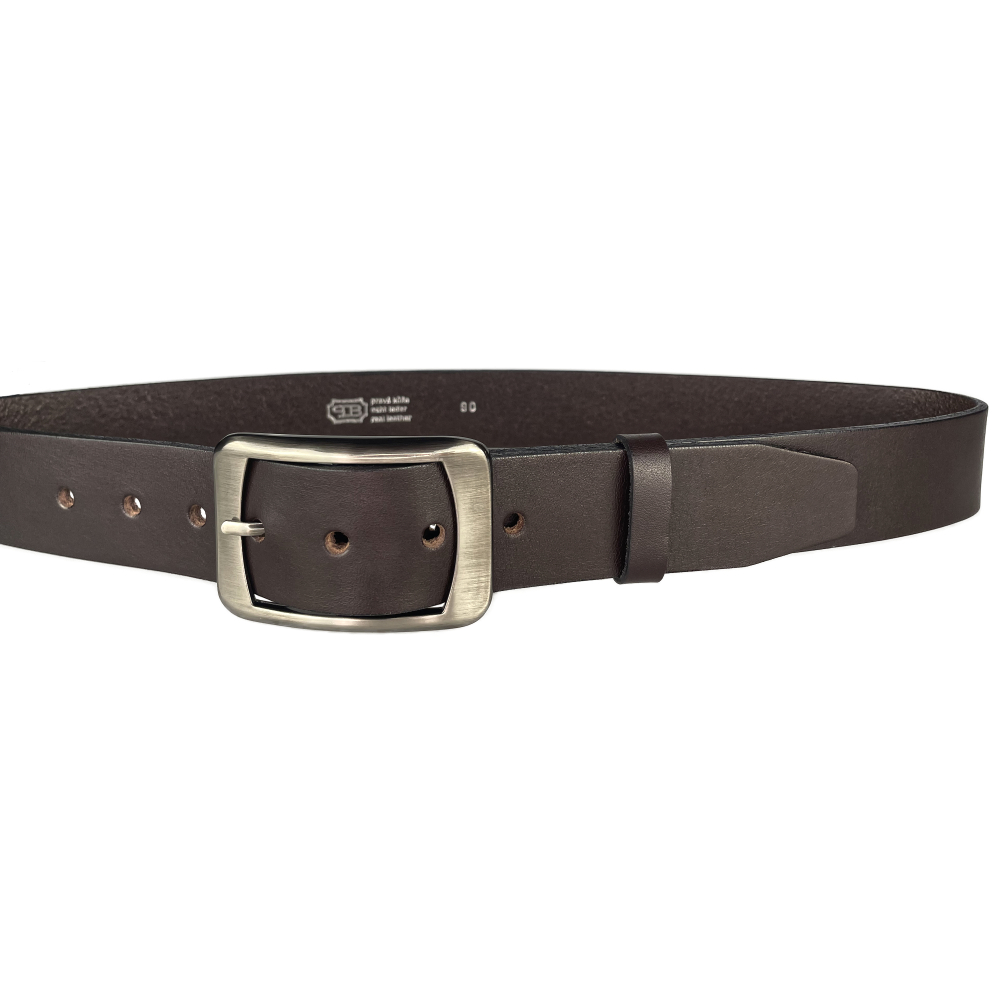 Dámský kožený opasek 16240 hnědý