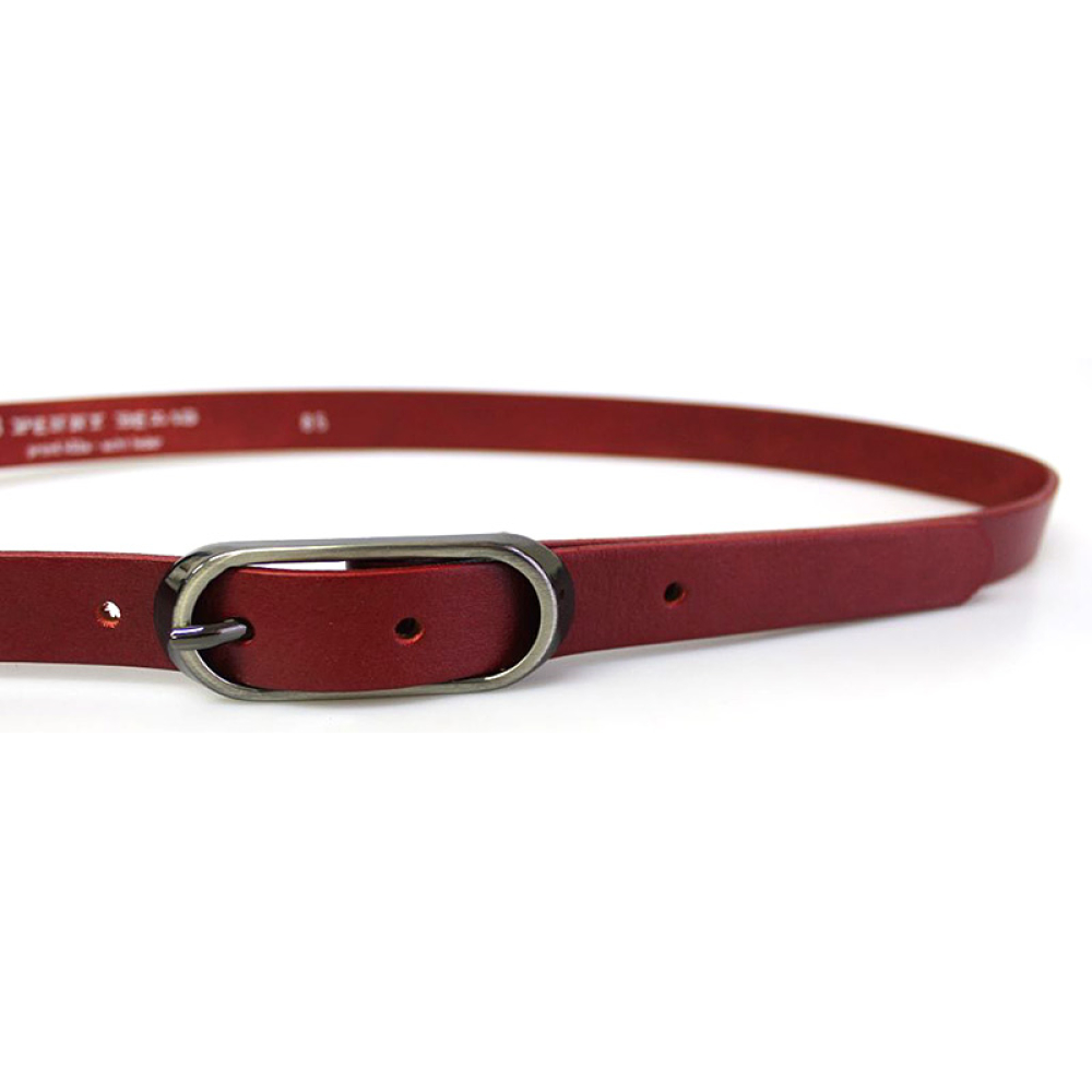 Dámský kožený opasek 20-175-93 červený