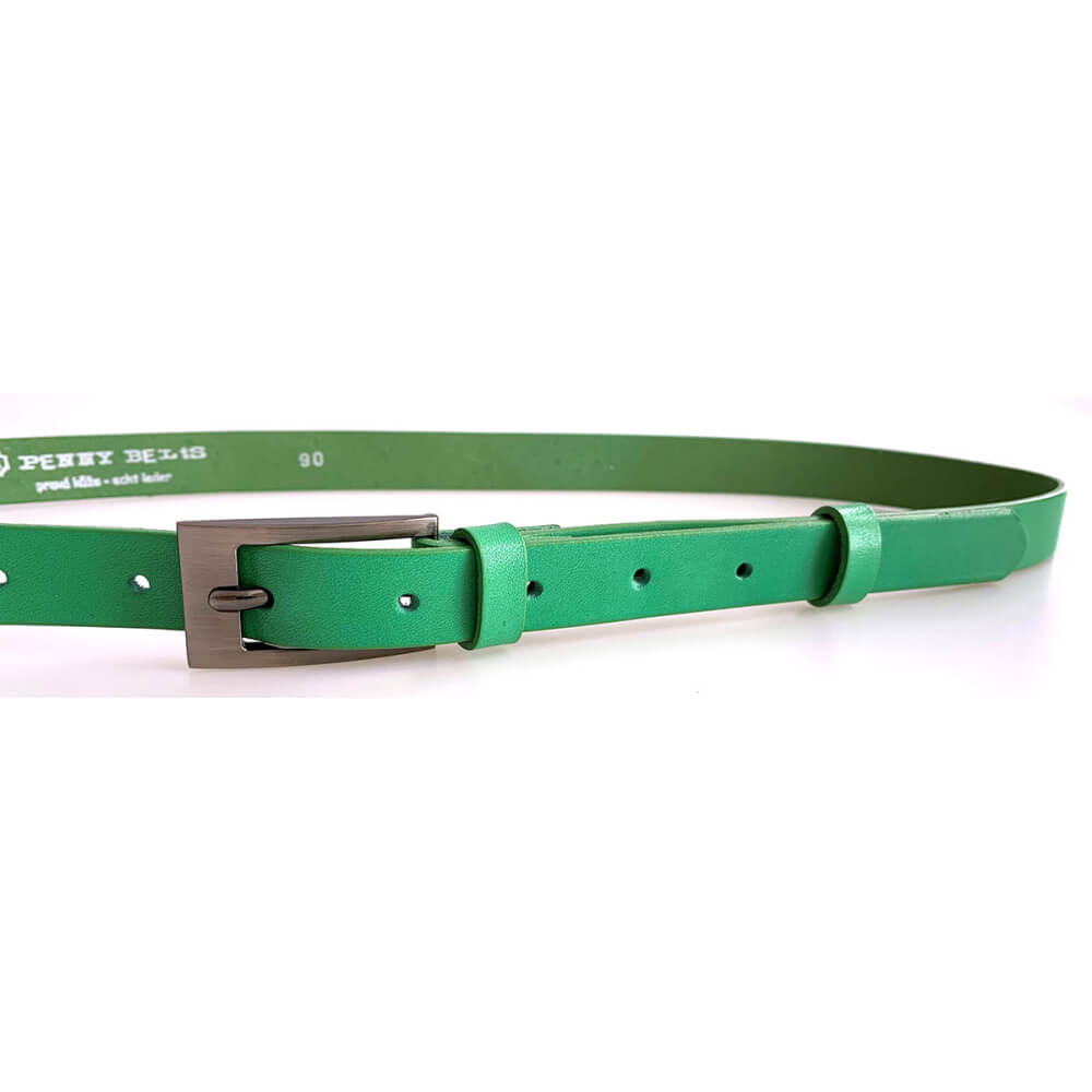Dámský kožený opasek 20-184-30 zelený