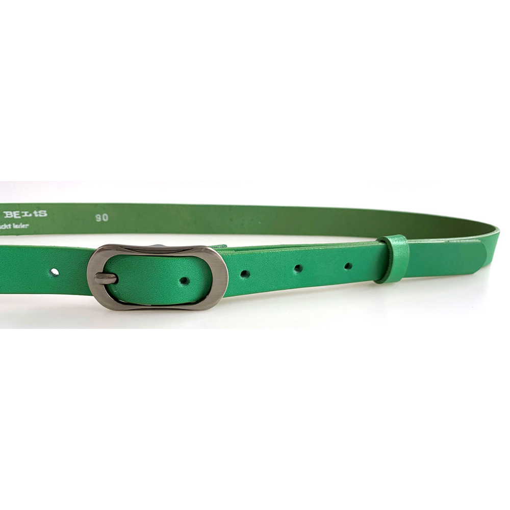Dámský kožený opasek 20-185-30 zelený