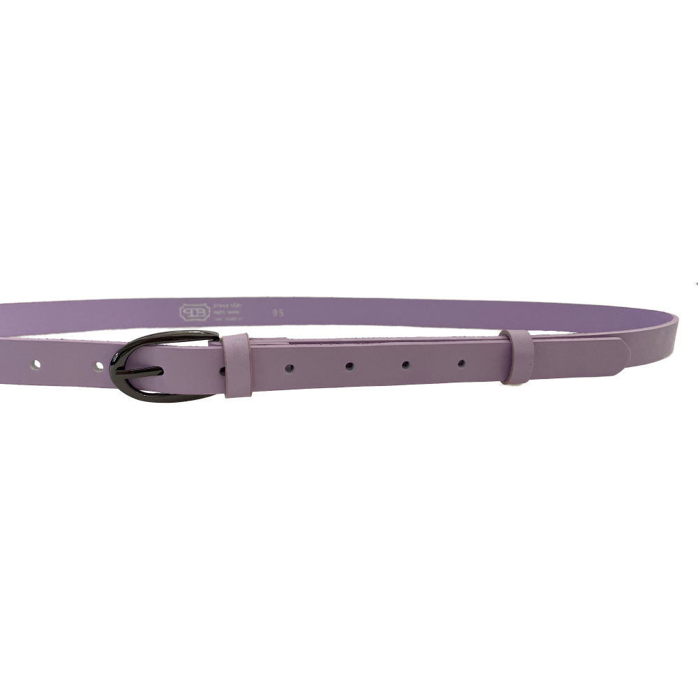 Dámský kožený opasek 20-205-06 lila