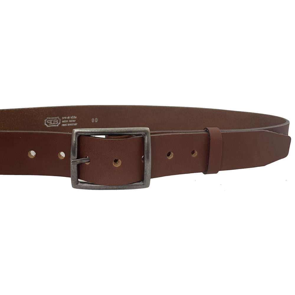 Dámský kožený opasek 48R48 hnědý