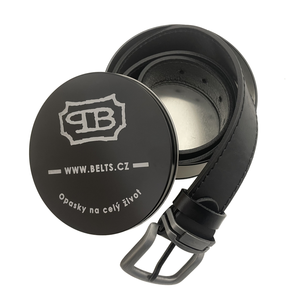 Dárková plechovka na opasok