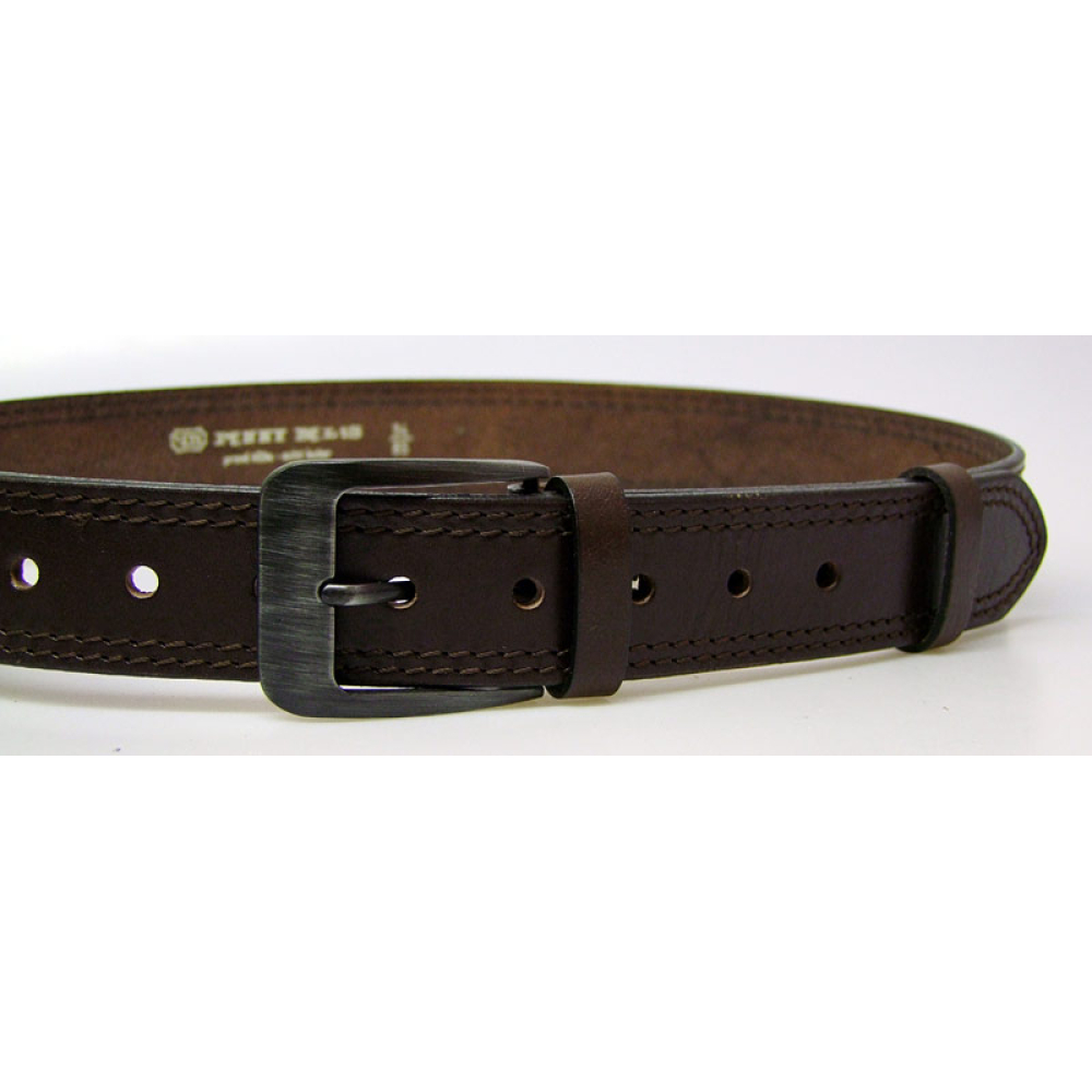 Pánský kožený opasek 2-2-40 tmavě hnědý