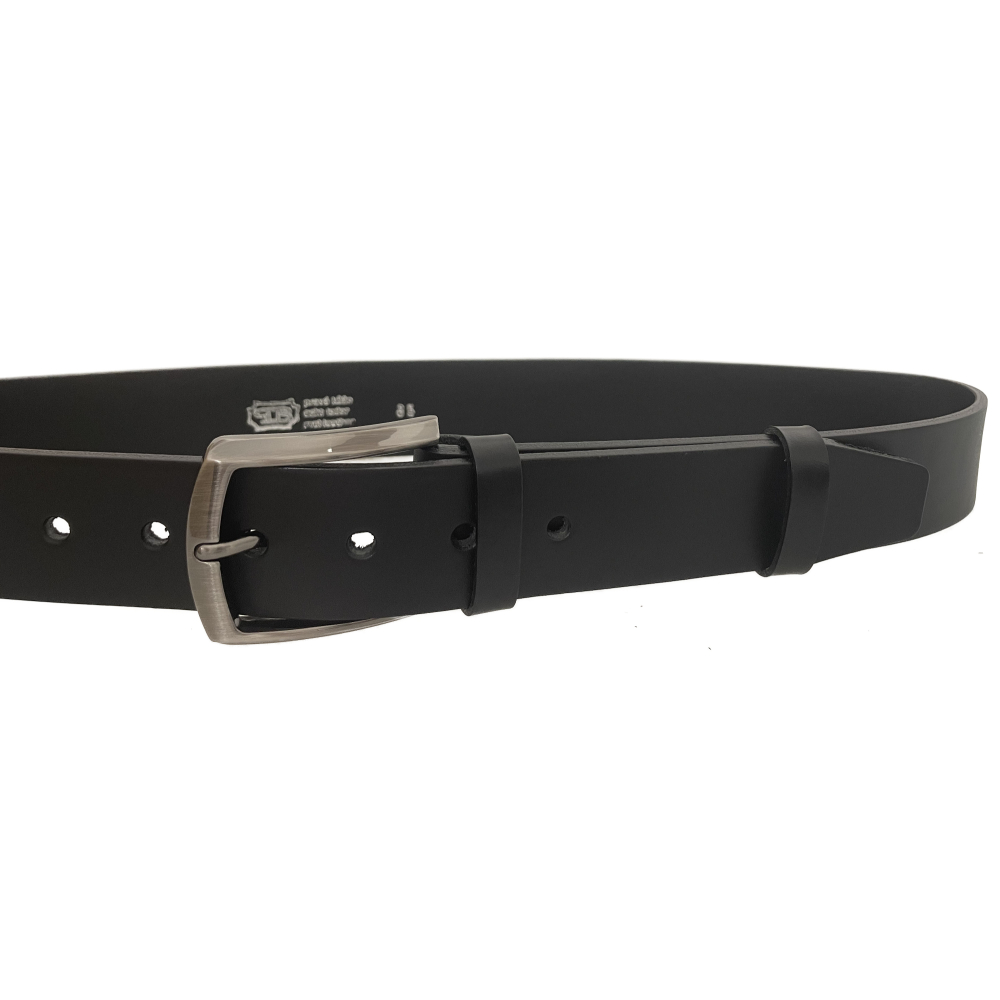 Pánský kožený opasek 36-60 černý