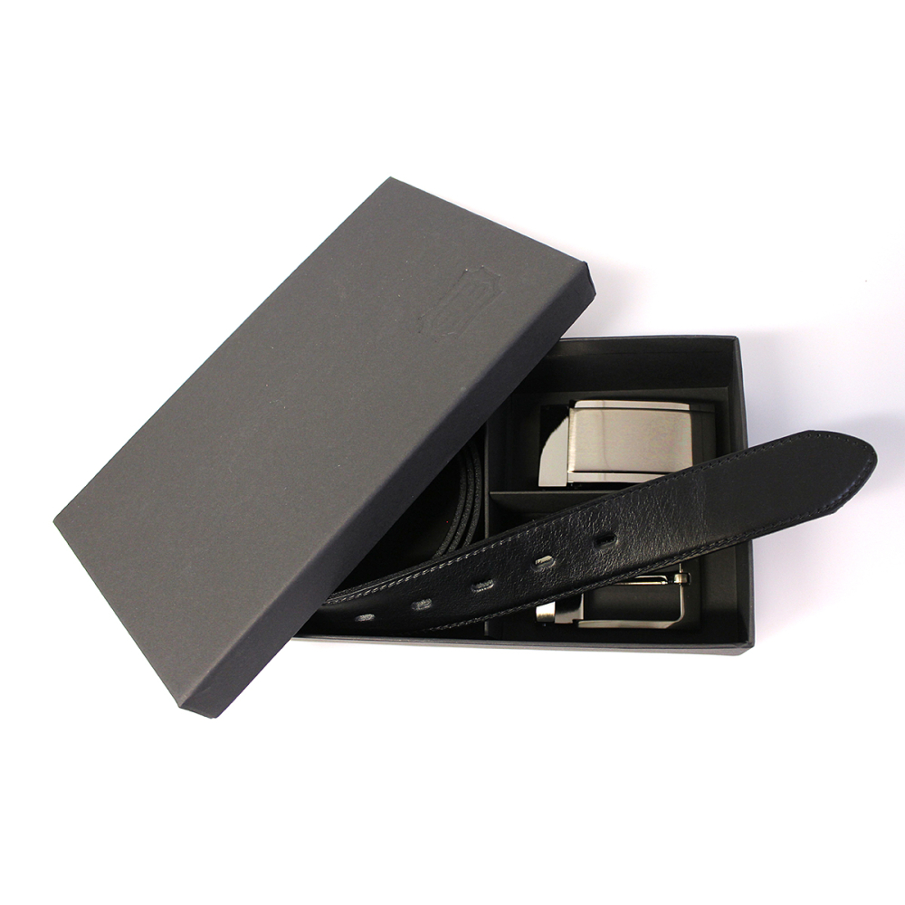 Set koženého opasku 35-020-22 a 4PS černý